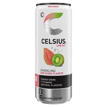 Celsius Live Fit Sparkling Kiwi Guava Flavour 250 ml