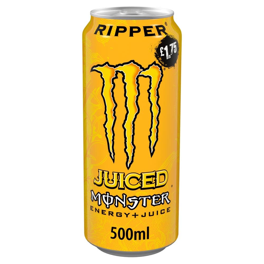Monster Energy Juiced Ripper (12 x 0,5 Liter blik UK)