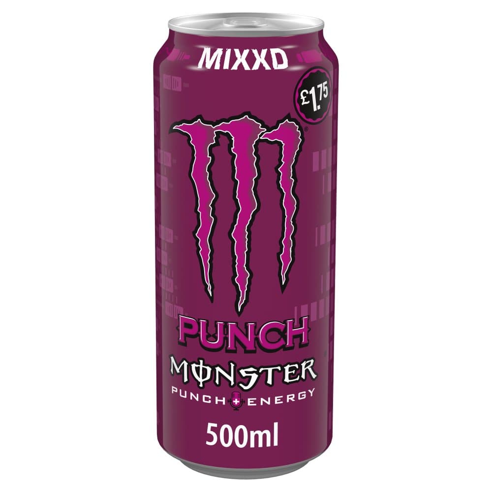 Monster Energy Punch Mixxd (12 x 0,5 Liter blik UK)