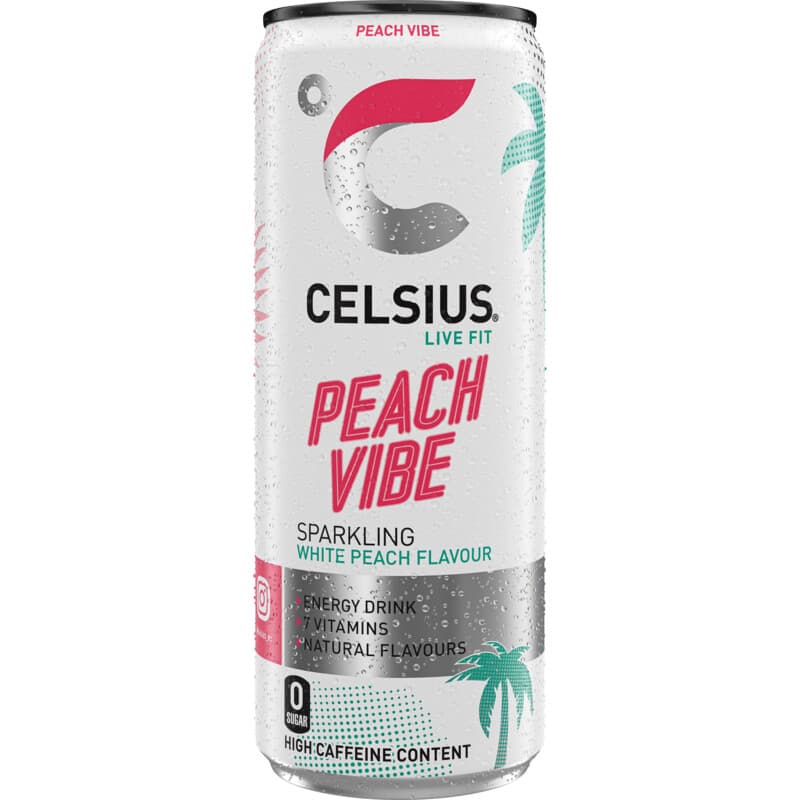Celsius Peach Vibe Witte Perzik