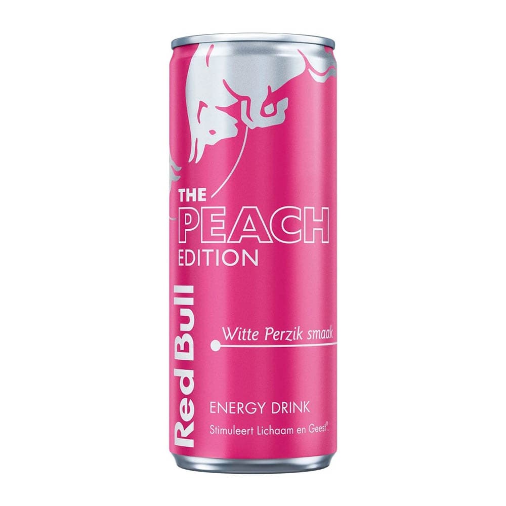 Red Bull Energy The Peach Edition Witte Perzik