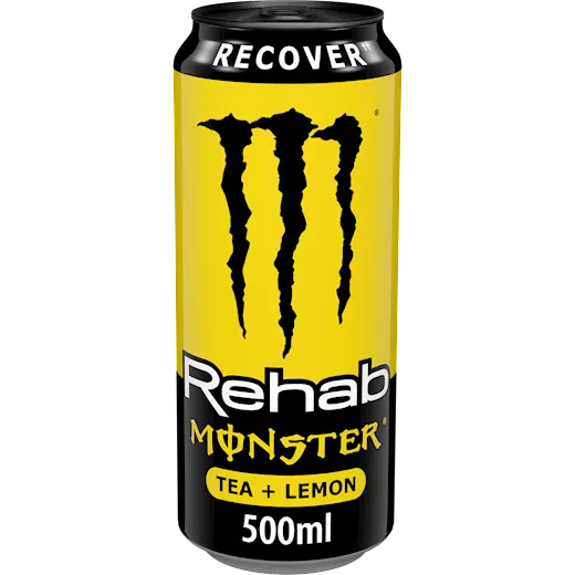 Monster Energy Rehab Tea + Lemon (12 x 0,5 Liter blik NL)