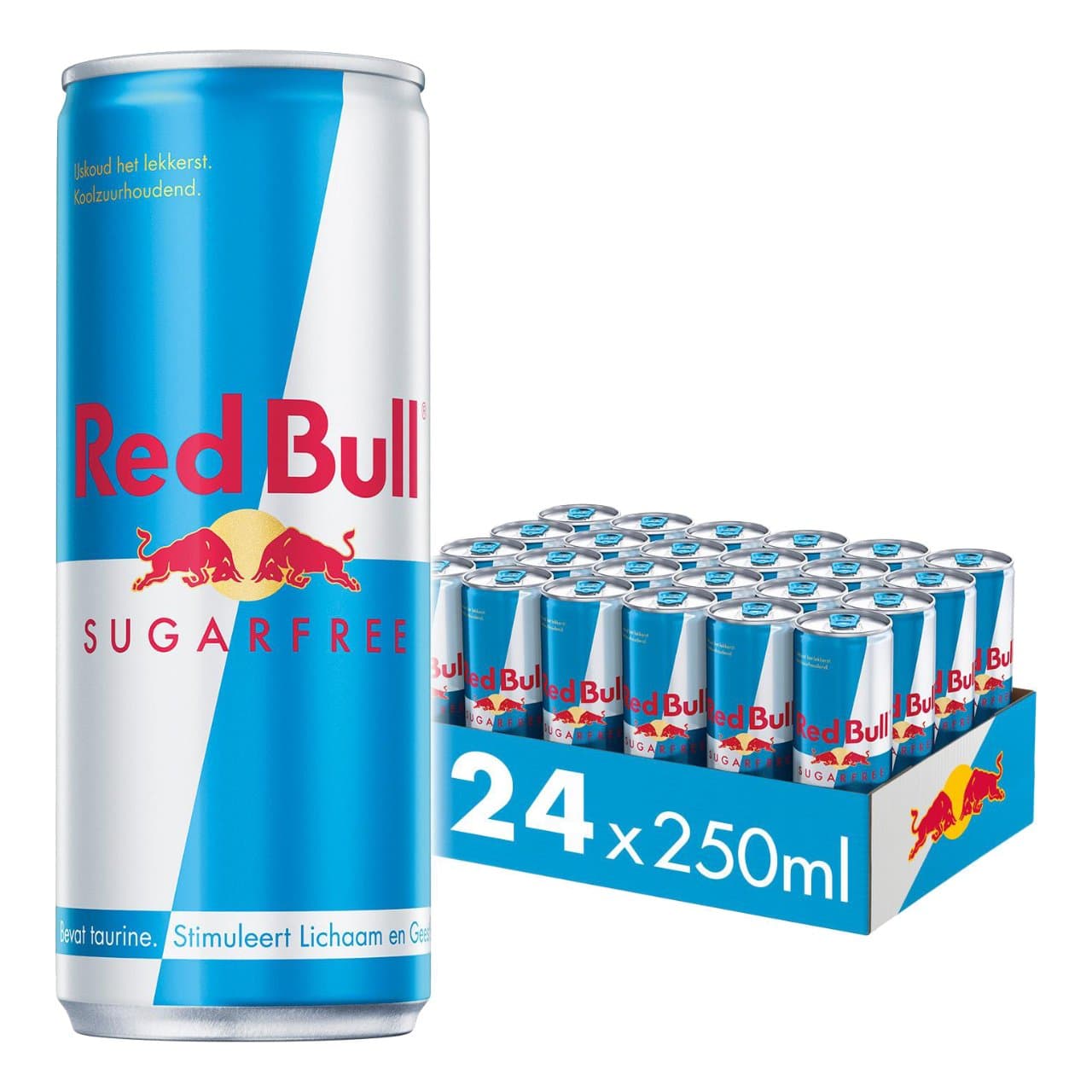 Red Bull Sugar Free Suikervrij Blikjes 25cl Tray 24 Stuks