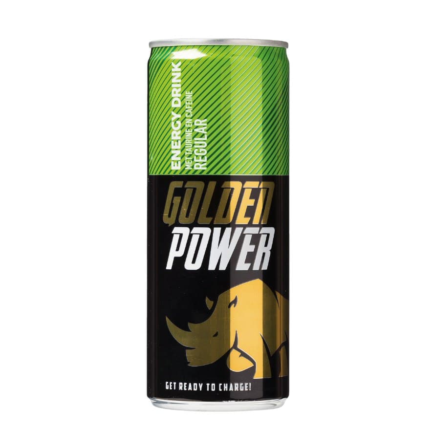 Golden Power Energy Drink Blikjes 25cl Tray 24 Stuks
