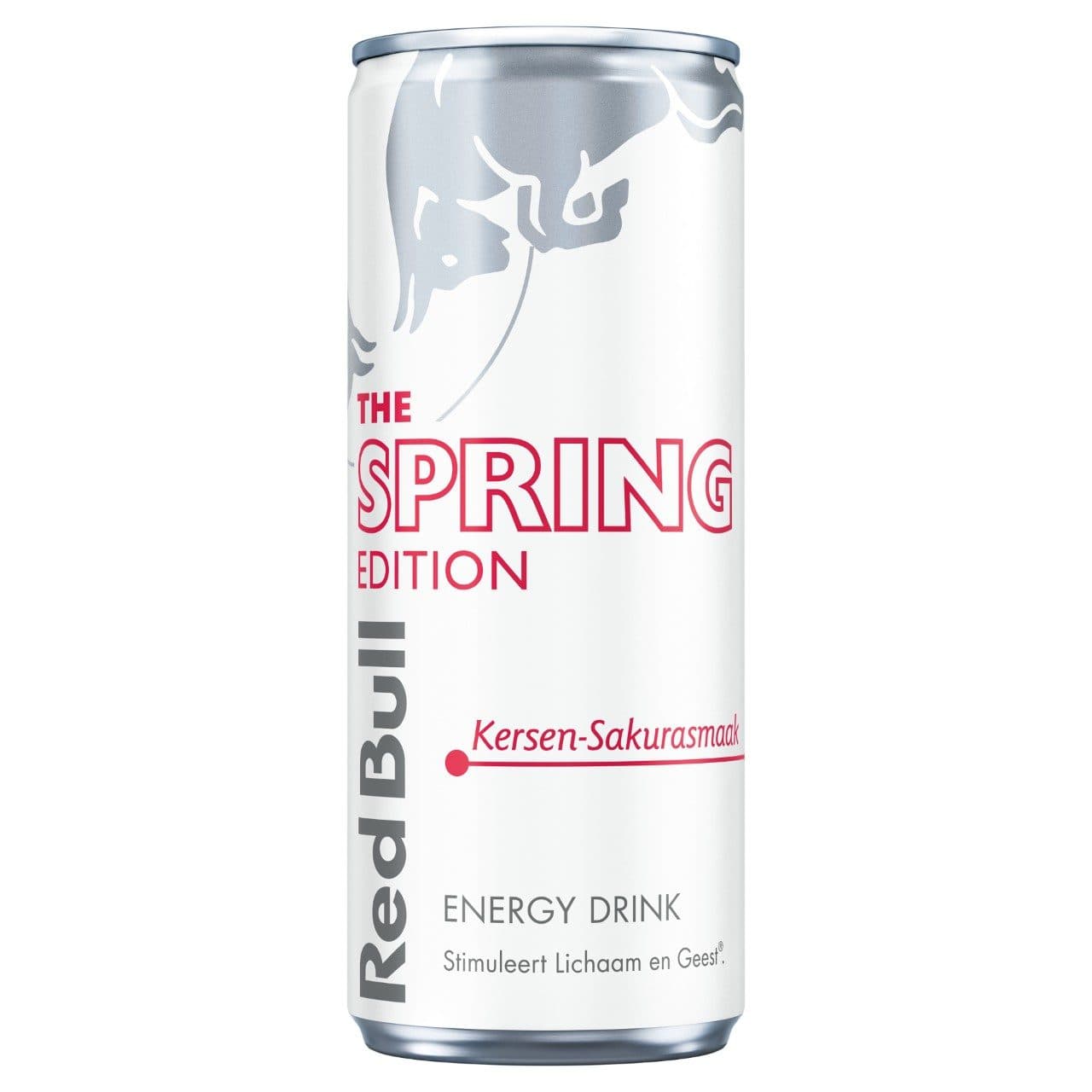 Red Bull The Spring Edition Kersen-Sakurasmaak Blikjes 25cl Tray 24 Stuks
