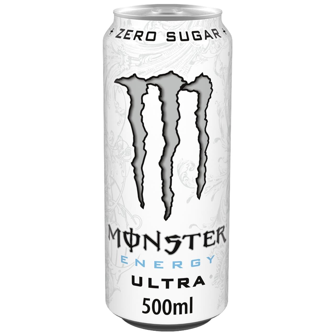 Monster Zero Ultra White Energy Drink Blikjes 50cl Tray 12 Stuks
