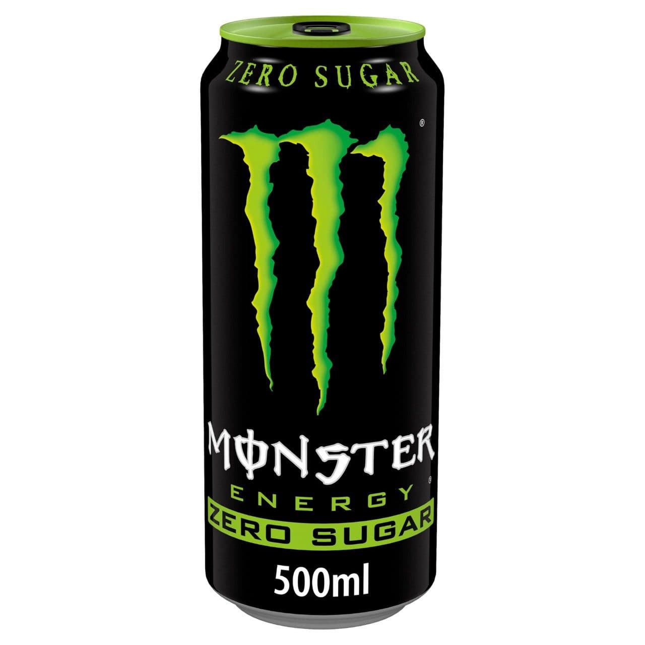 Monster Energy Zero Energy Drink Blikjes 50cl Tray 12 Stuks