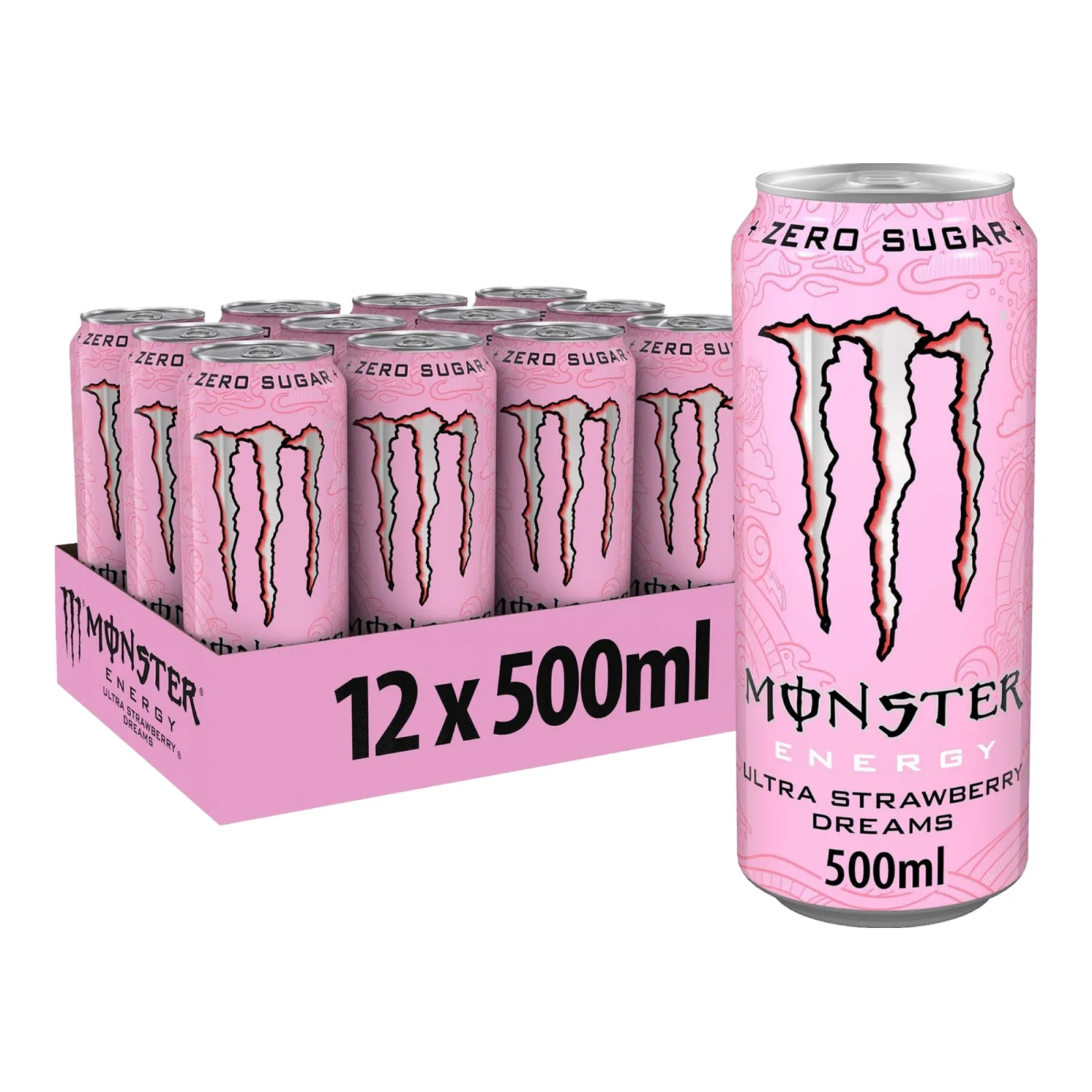 Monster Energy Ultra Strawberry Dreams Zero Sugar Kopie