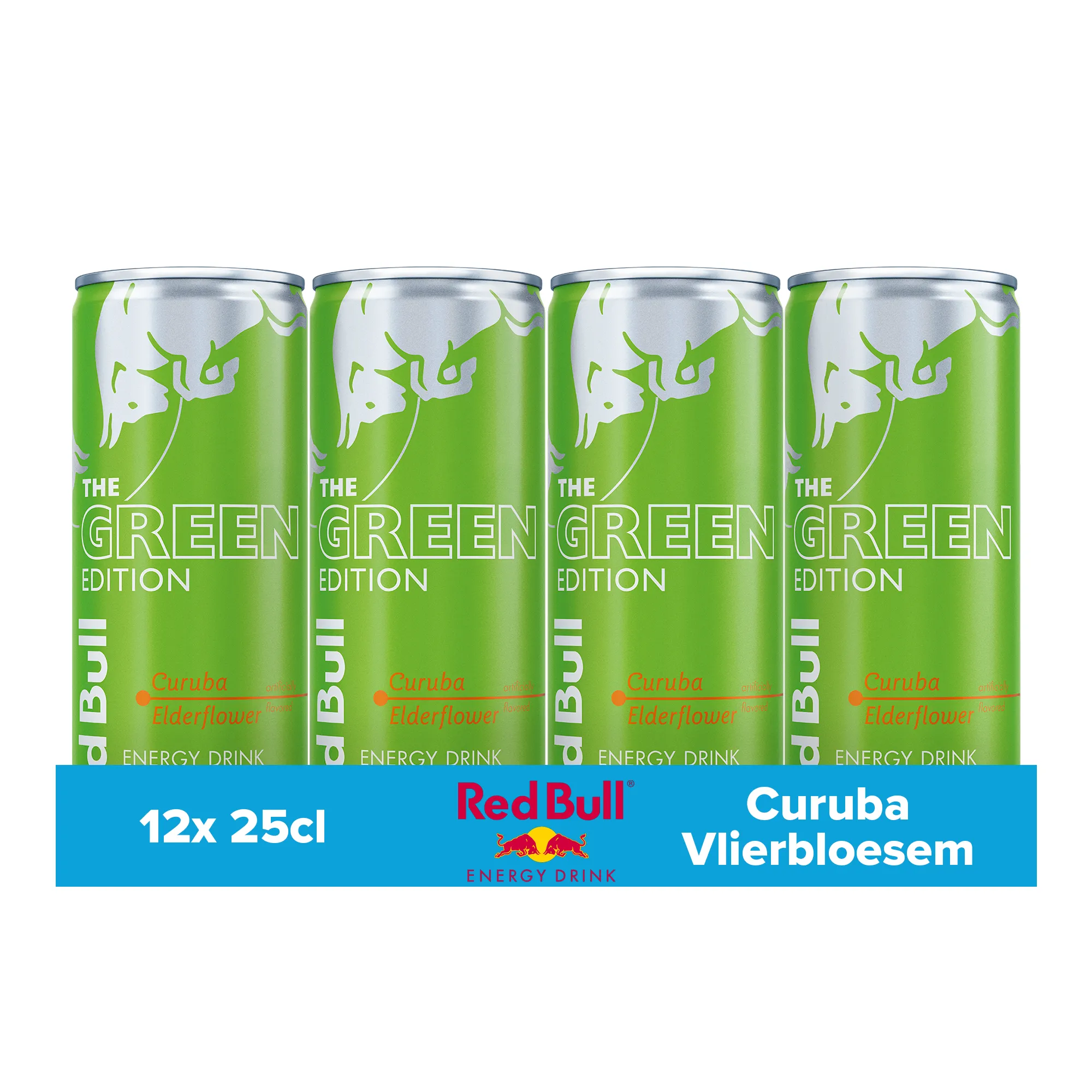 Red Bull The Green Edition Sugarfree Curuba Vlierbloesem