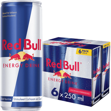Red Bull Energy Drink voordeelverpakking - 6 x 250ml