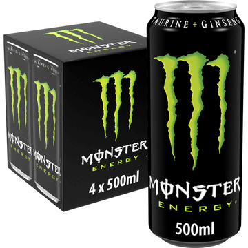 Monster Energy 4x500ML